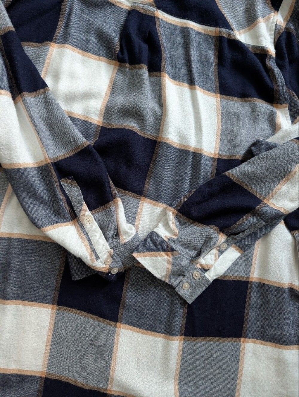 Torrid Womens Black Grey Plaid Fall Lizzie Long Sleeve Tunic Shirt NWT Size 5/5X - Picture 10 of 15